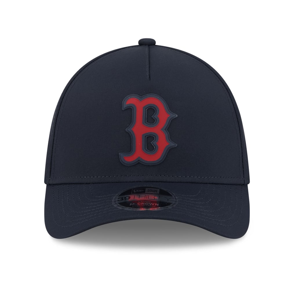  Boston Red Sox New Era Tonal 39THIRTY A-Frame Flex Hat - Navy