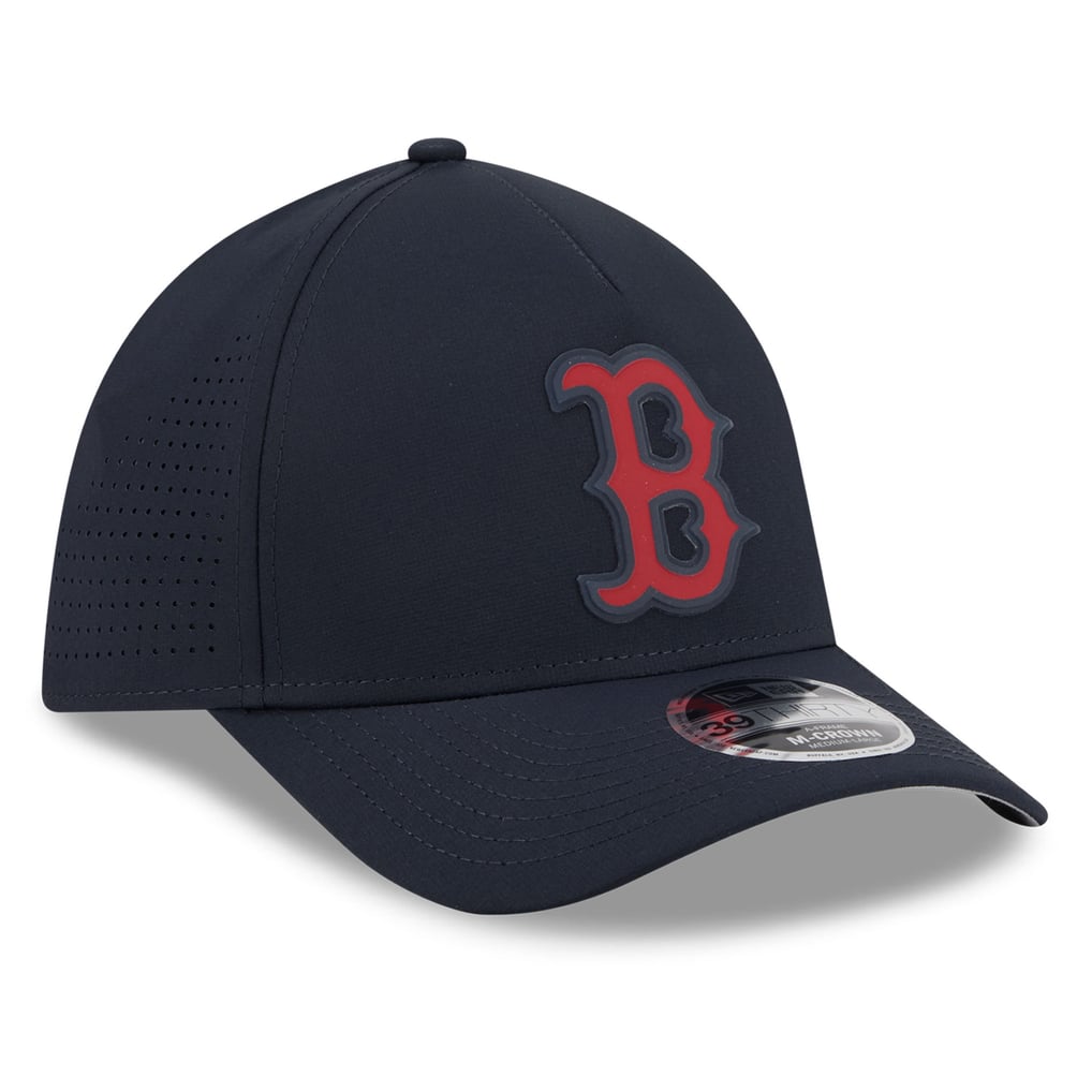  Boston Red Sox New Era Tonal 39THIRTY A-Frame Flex Hat - Navy