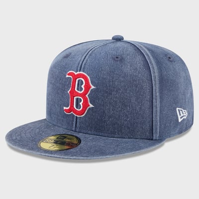  Boston Red Sox New Era Washed 59FIFTY Fitted Hat - Navy