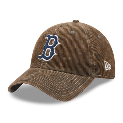 Boston Red Sox New Era Corduroy Casual Classic Adjustable Hat - Olive