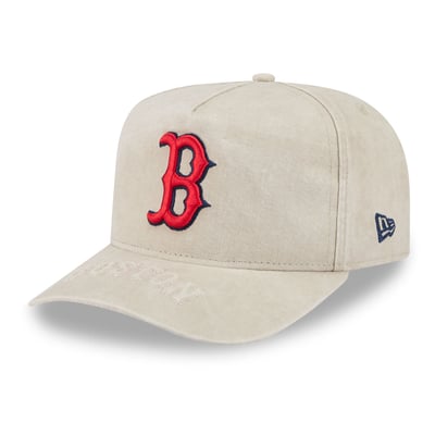  Boston Red Sox New Era Neutral 9FIFTY A-Frame Snapback Hat - Tan