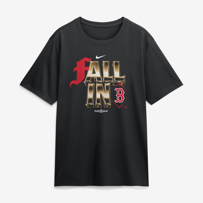  Boston Red Sox Nike 2026 MLB Postseason Fall In Legend T-Shirt - Black