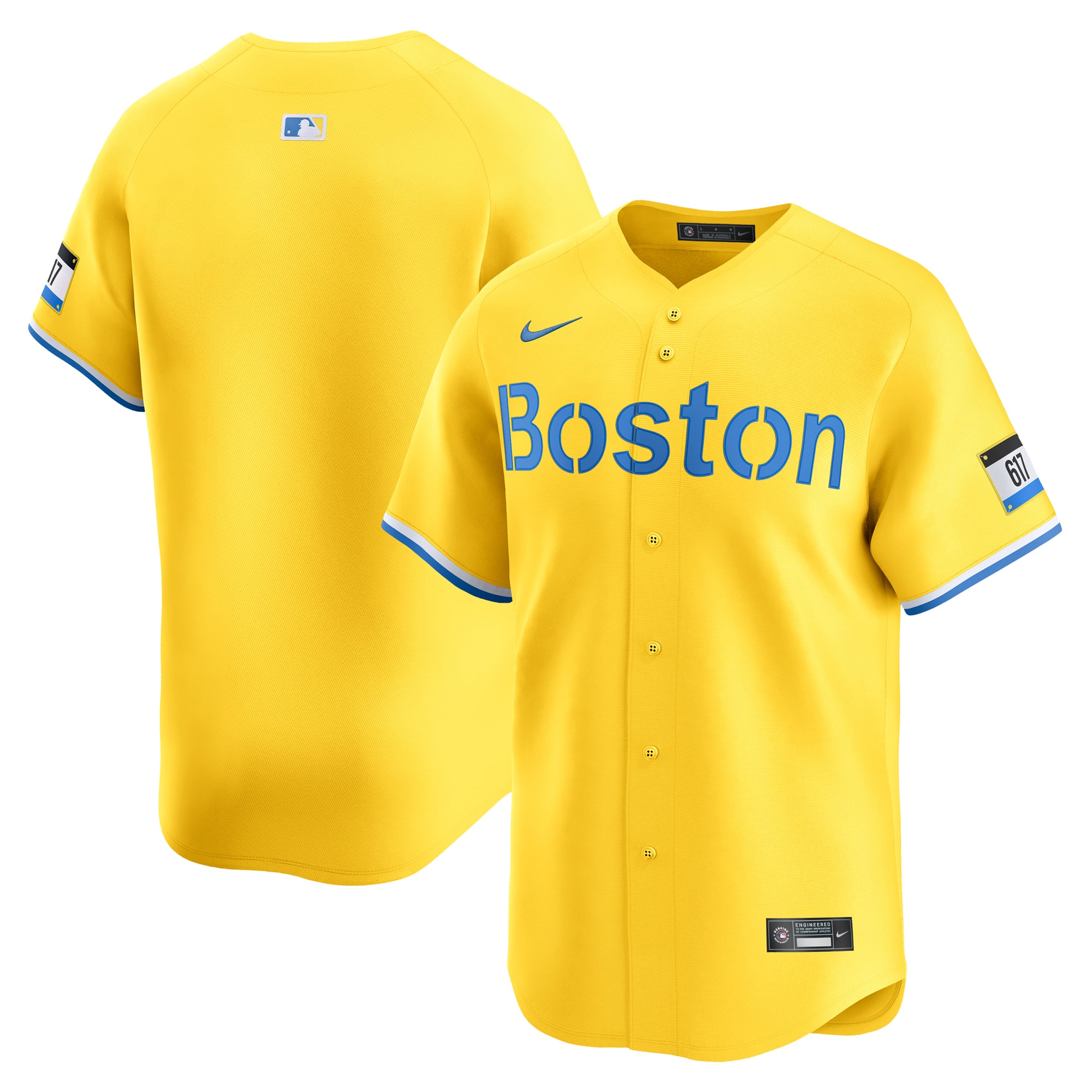 Nike Boston Red Sox Gold City Connect Limited Jersey