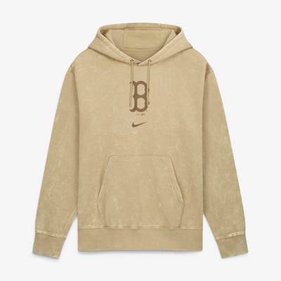  Boston Red Sox Nike Washed Club Fleece Hoodie - Tan