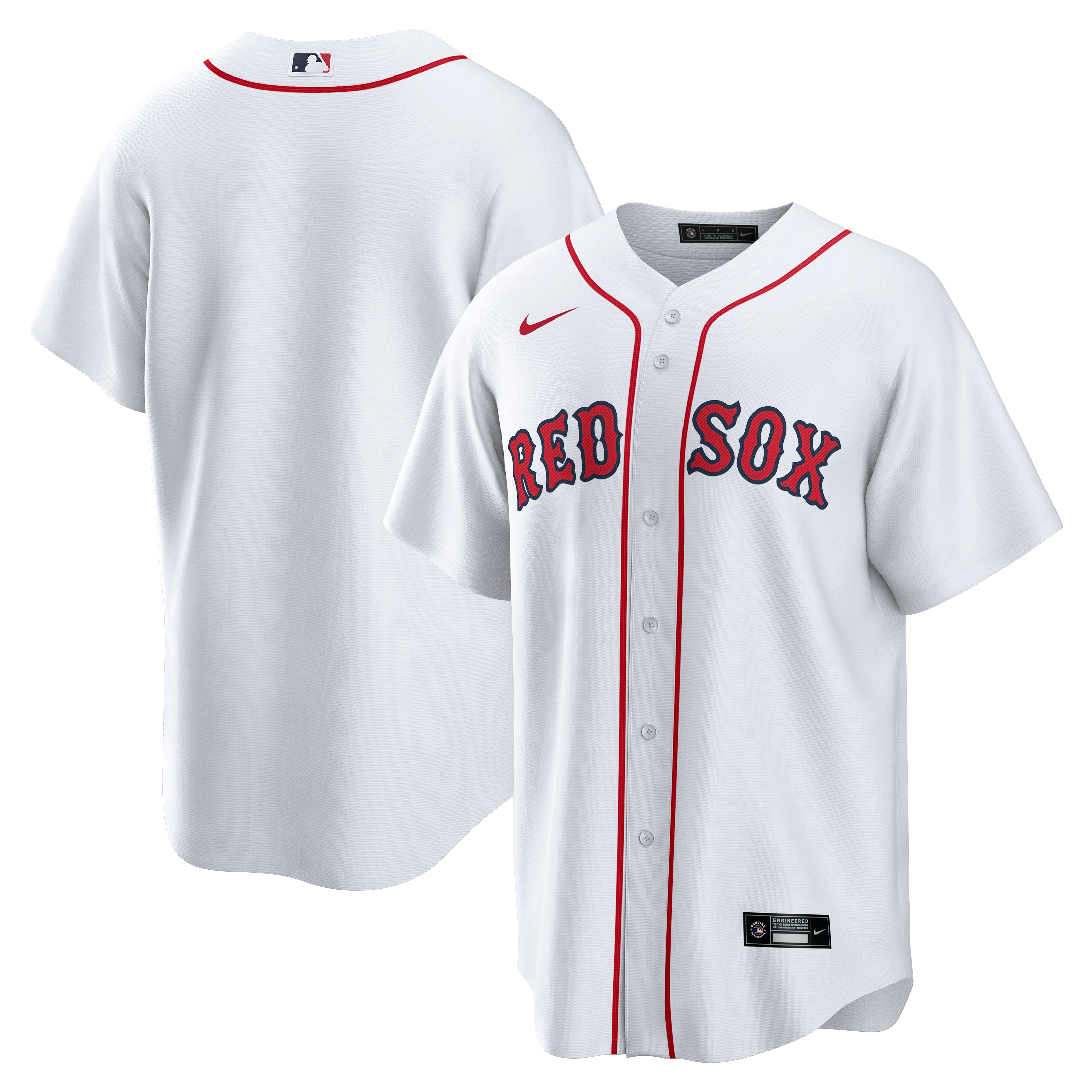 Boston Red Sox Home Big & Tall Replica Jersey White