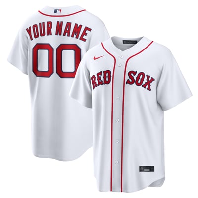 Boston Red Sox Nike Home Stadium Custom Jersey - White