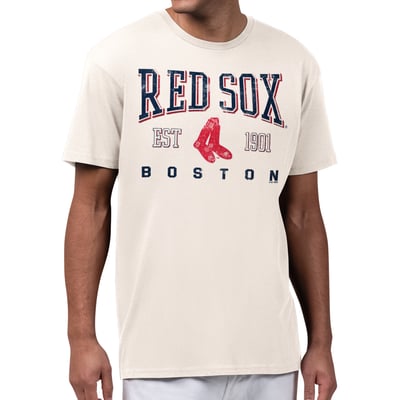 Boston Red Sox Starter Established Logo T-Shirt - Cream