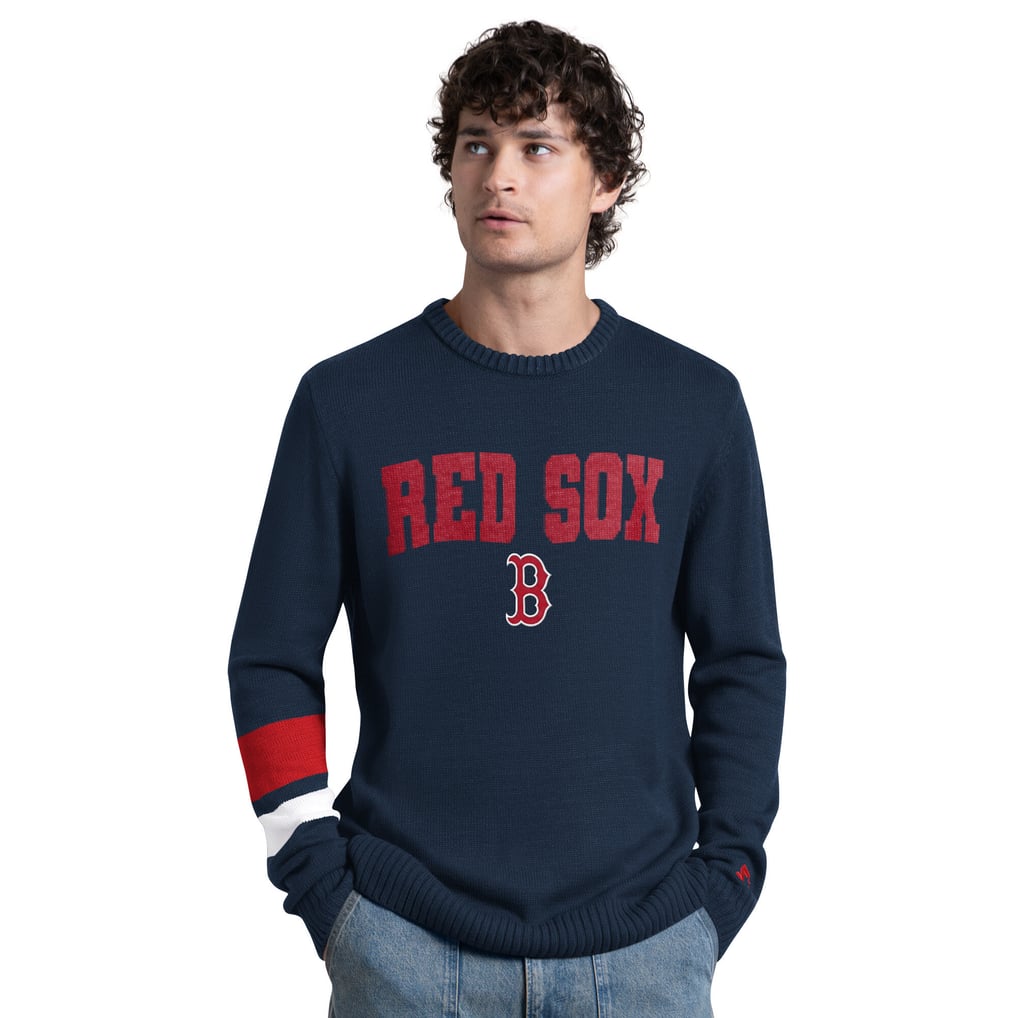  Boston Red Sox Starter Retro Bowl Sweater - Navy