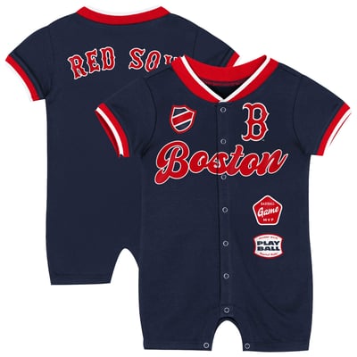 Boston Red Sox Outerstuff Newborn Pinch Romper - Navy