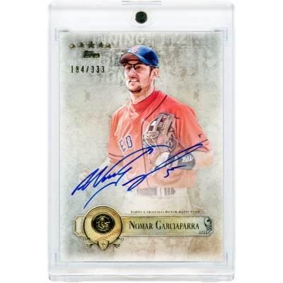 Nomar Garciaparra Boston Red Sox Autographed 2013 Topps Five Star #FSBA-NG #184/333 Card 