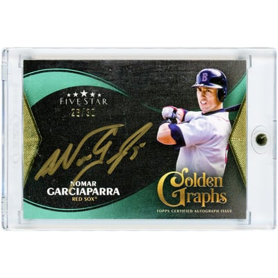 Nomar Garciaparra Boston Red Sox Autographed 2024 Topps Five Star Golden Graphs #GG-NG #26/30 Card