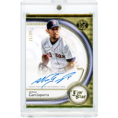 Nomar Garciaparra Boston Red Sox Autographed 2024 Topps Five Star #FSA-NG #21/99 Card 