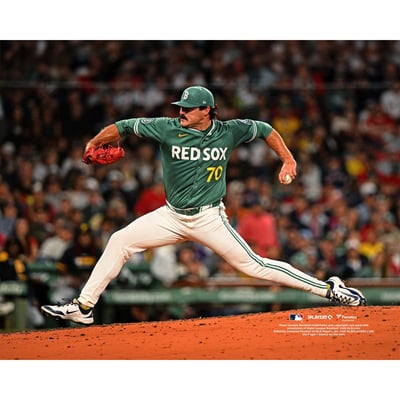 Payton Tolle Boston Red Sox Unsigned Fanatics Authentic MLB Debut Pitching Photograph