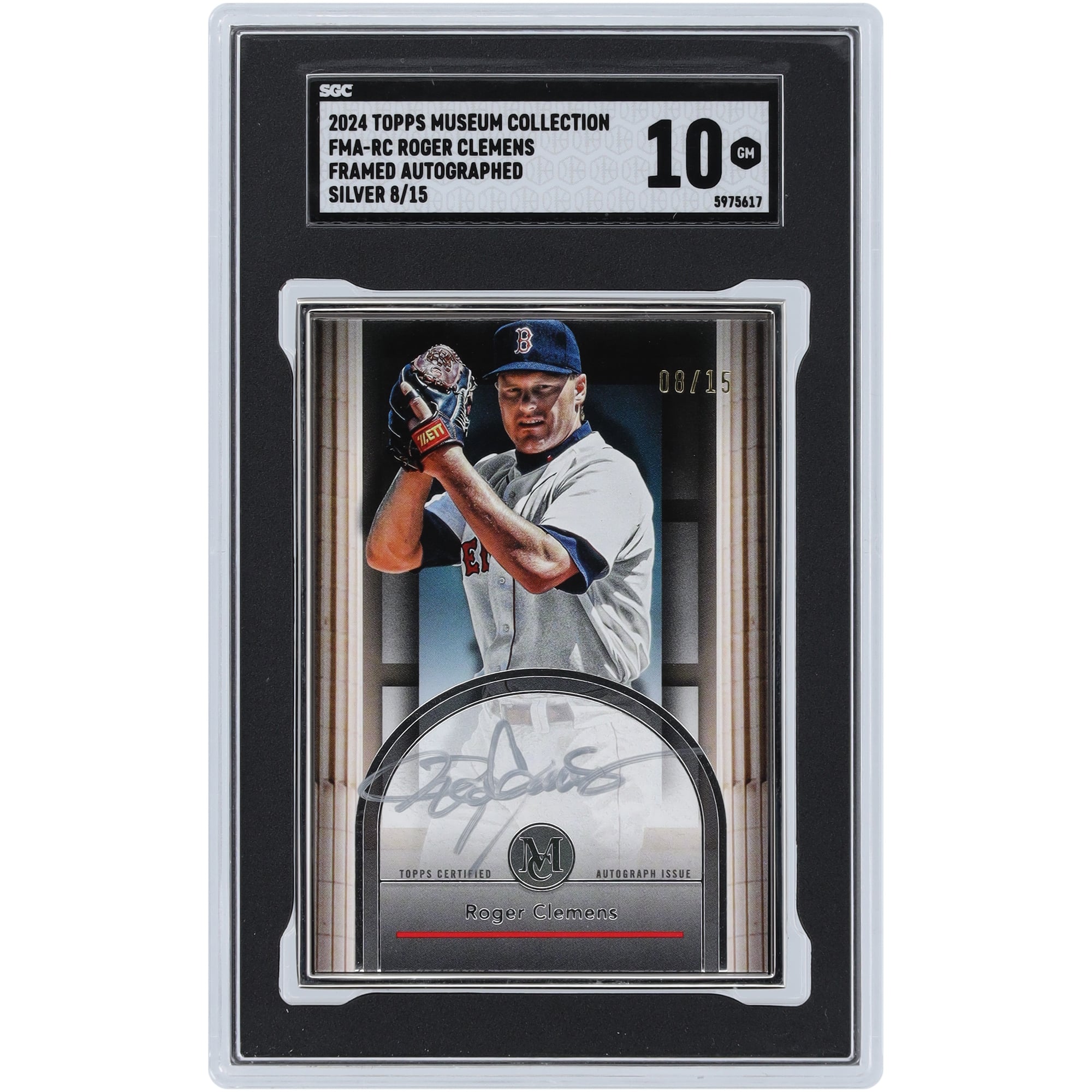 Roger Clemens Boston Red Sox Autographed 2024 Topps Museum Collection ...