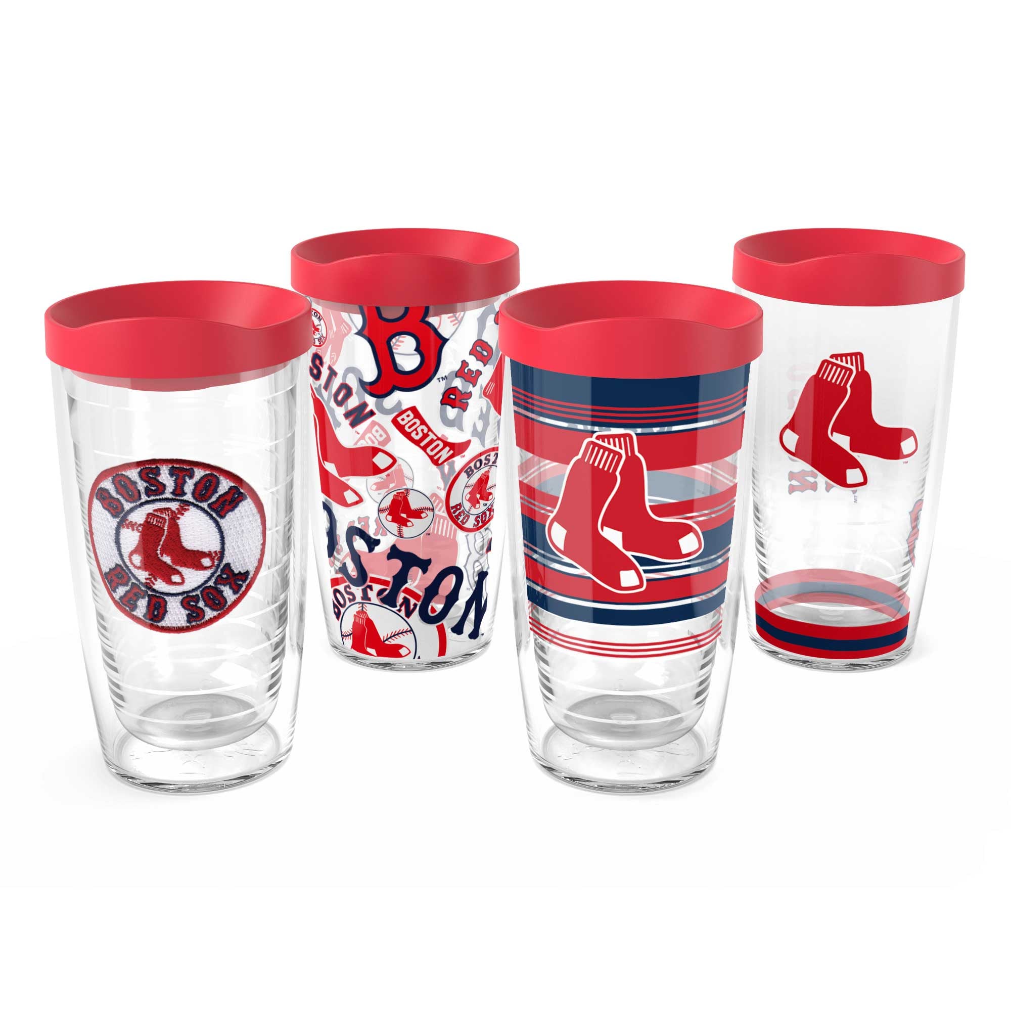 Tervis Red Roses Boston Red Sox Tervis Four-Pack 16oz. Classic Tumbler Set