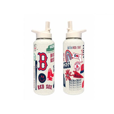 Boston Red Sox The Memory Company 34oz. Bling Quencher Bottle