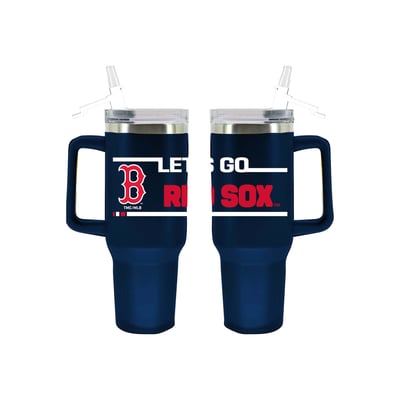 Boston Red Sox The Memory Company 40oz. Stainless Steel Team Color Tumbler with Flip Straw
