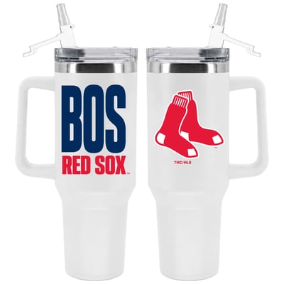 Boston Red Sox The Memory Company 40oz. Stainless Steel Tumbler with Flip Straw
