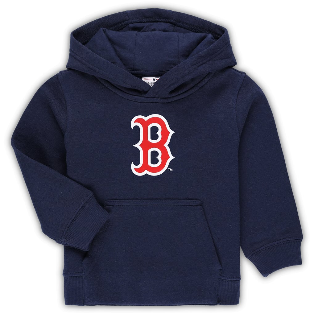 Boston Red Sox Toddler Team Primary Logo Fleece Pullover Hoodie - Navy