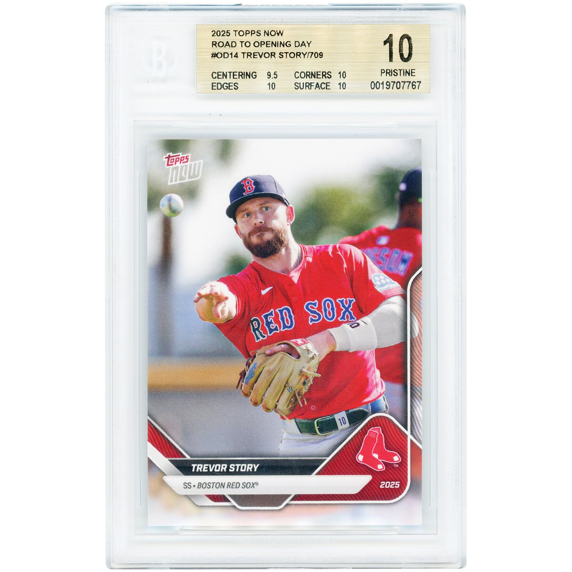 Trevor Story Boston Red Sox 2025 Topps Now Road to Opening Day #OD 