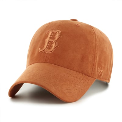 Boston Red Sox '47 Unisex Fall Feelings Ballpark Suede Clean Up Hat - Orange
