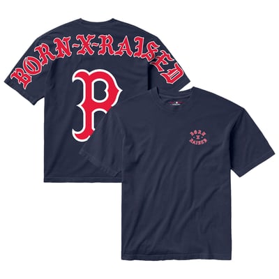 Boston Red Sox Born x Raised Unisex Eyebuster T-Shirt - Navy