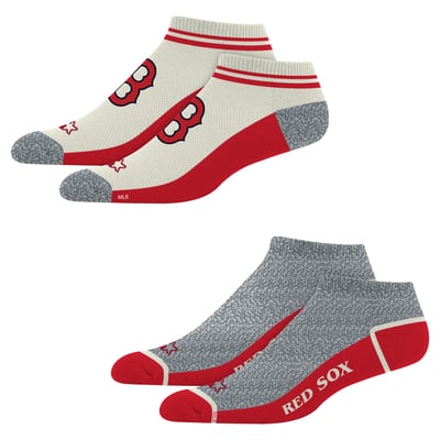  Boston Red Sox Starter Unisex Two-Pack Double Play Ankle Socks