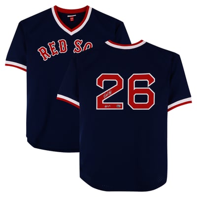 Wade Boggs Boston Red Sox Autographed Fanatics Authentic Navy Mitchell & Ness Batting Practice Jersey
