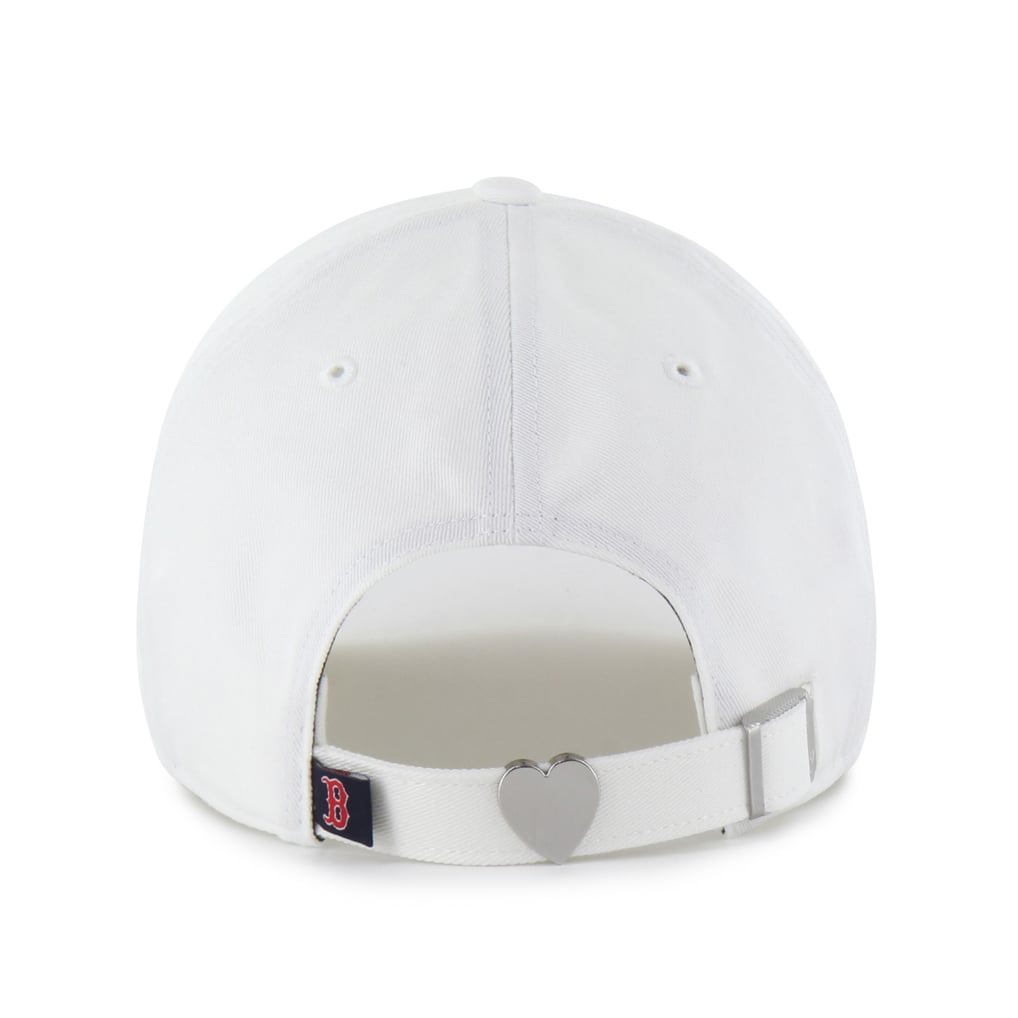 Boston Red Sox '47 Women's Trendy Script Clean Up Adjustable Hat - White