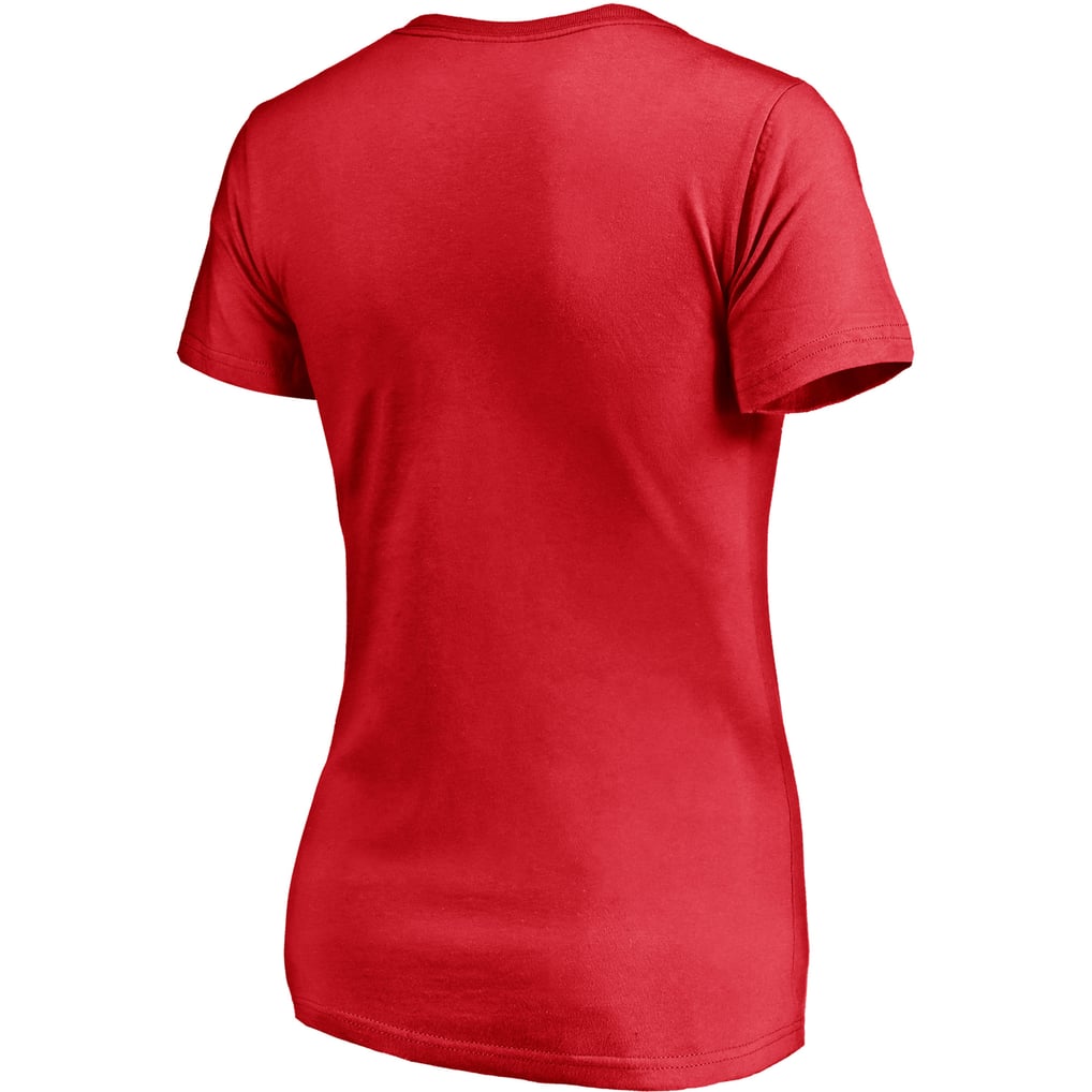Women's Boston Red Sox Fanatics Red Depth Chart VNeck TShirt