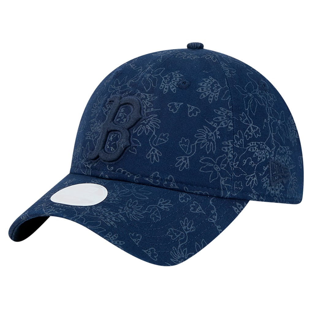 Boston Red Sox New Era Women's Tonal Floral 9TWENTY Adjustable Hat - Navy