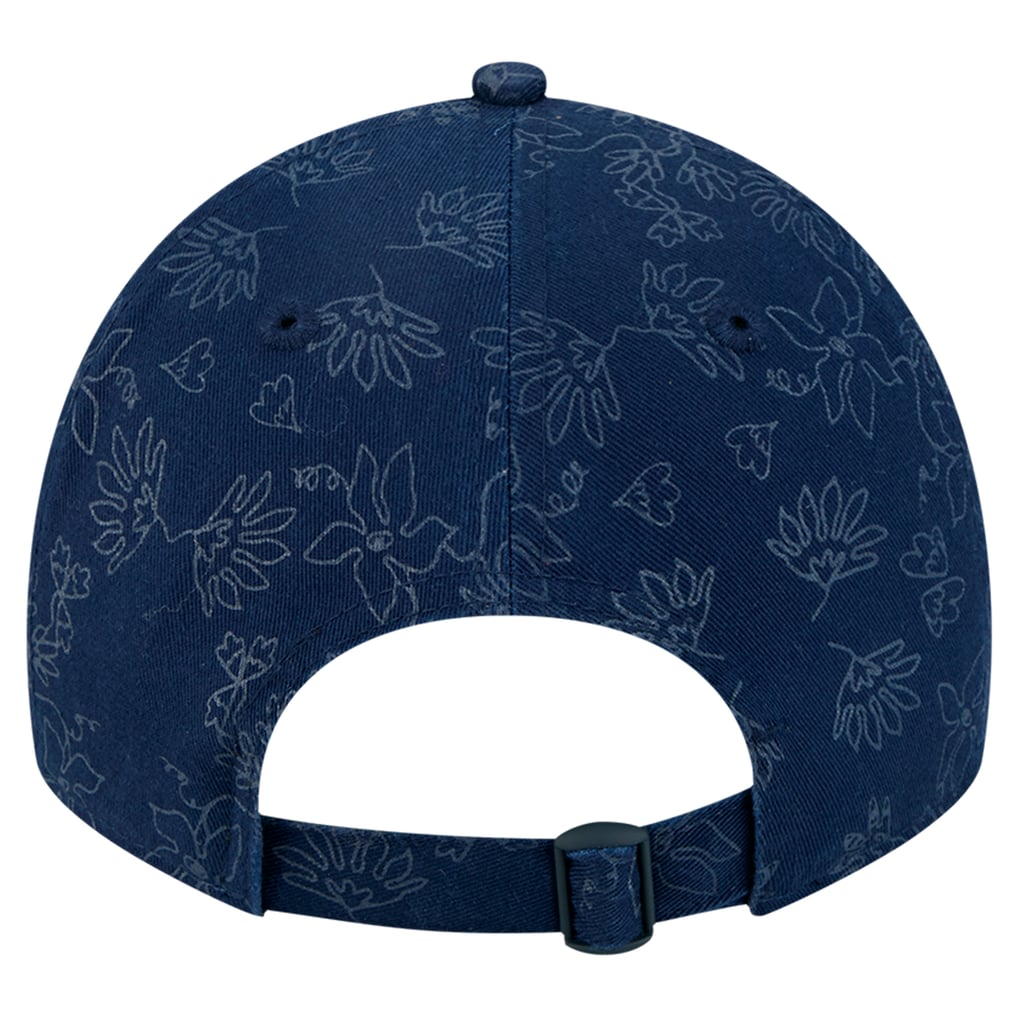 Boston Red Sox New Era Women's Tonal Floral 9TWENTY Adjustable Hat - Navy
