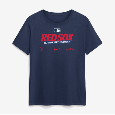 Boston Red Sox Nike Women's 2026 MLB Postseason Authentic Collection T-Shirt - Navy