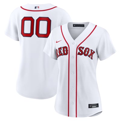 Boston Red Sox Nike Women's Home Replica Custom Jersey - White