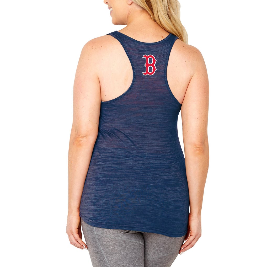 Boston Red Sox Soft as a Grape Women's Plus Size Swing for the Fences Racerback Tank Top - Navy