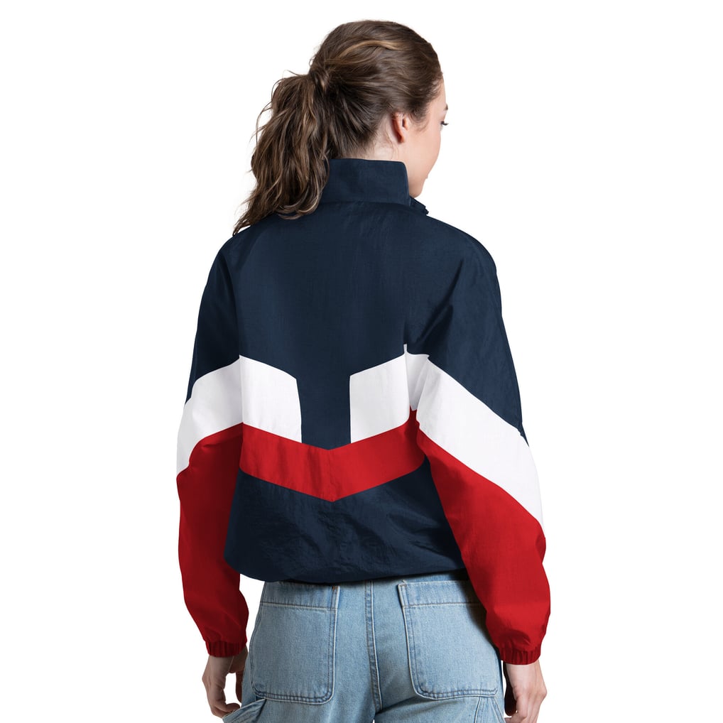  Boston Red Sox Starter Women's Yardline Quarter-Zip Pullover - Navy