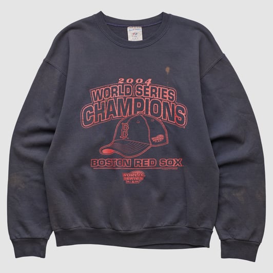 World Series Jerzees 2004 Pullover Sweatshirt - Navy - XS by Fanatics Real Vintage