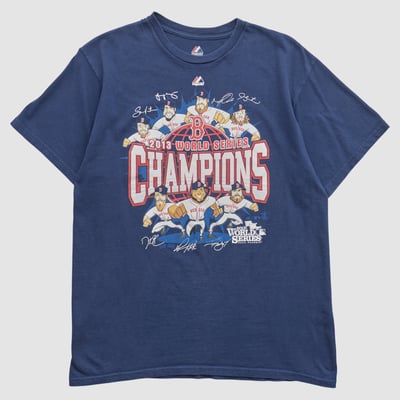 World Series Majestic 2013 T-shirt - Navy - M by Fanatics Real Vintage