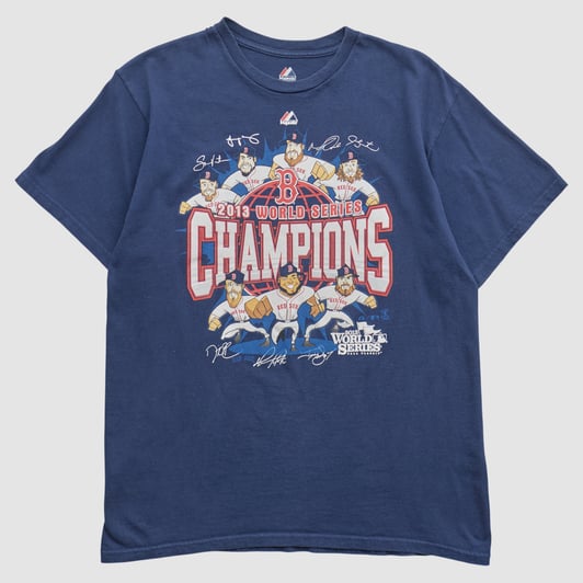 World Series Majestic 2013 T-shirt - Navy - M by Fanatics Real Vintage