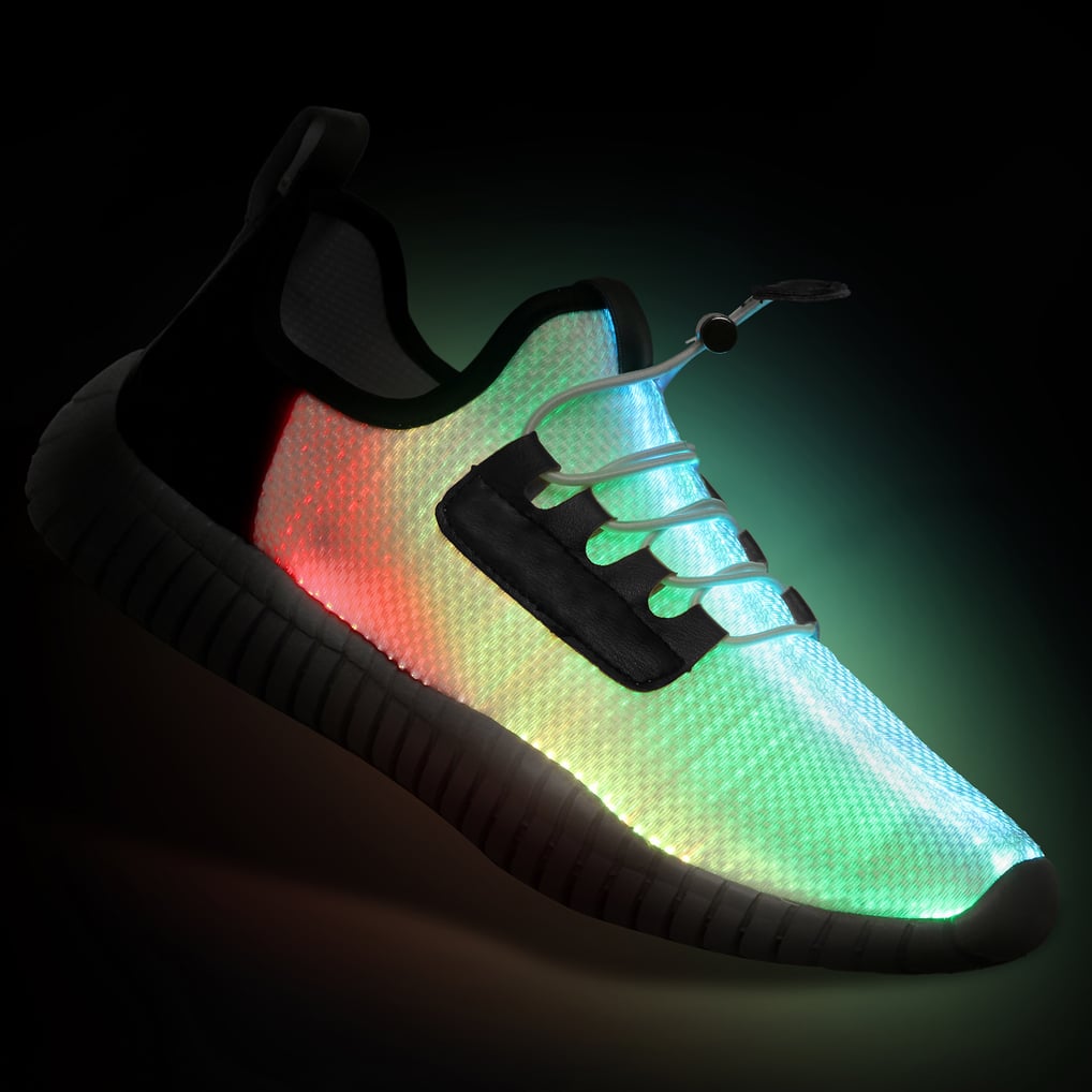 NFL Lumn8 Fanatics Red Sox Athletic Fiber Optic Light Up Men’s Shoes 7.5 Youth Boston Red Sox Low Top Light-Up Shoes main image 4