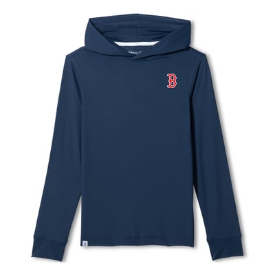 Boston Red Sox Johnnie-O Youth Durant Long Sleeve Hooded T-Shirt - Navy
