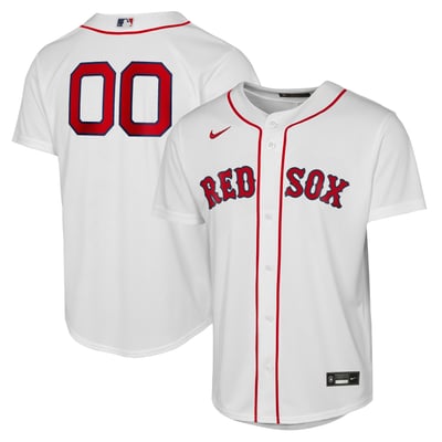 Boston Red Sox Nike Youth Home Replica Custom Jersey - White