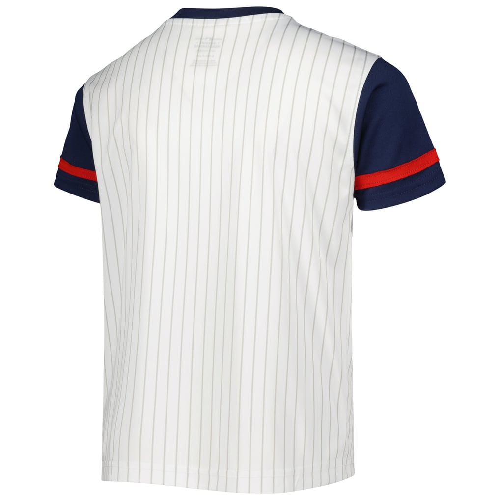 Boston Red Sox Youth V-Neck T-Shirt - White/Navy