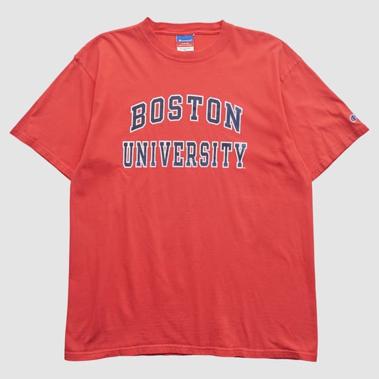Boston University Champion 2000s T-shirt - Red - XL by Fanatics Real Vintage