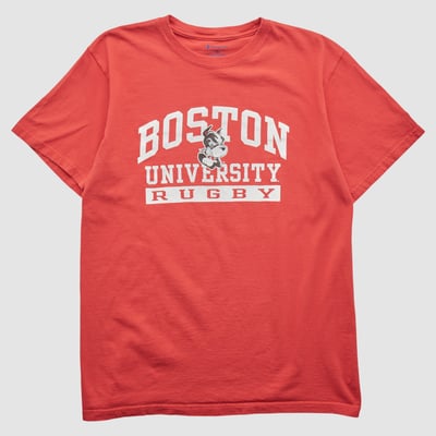 Boston University Champion 2010s T-shirt - Red - M by Fanatics Real Vintage