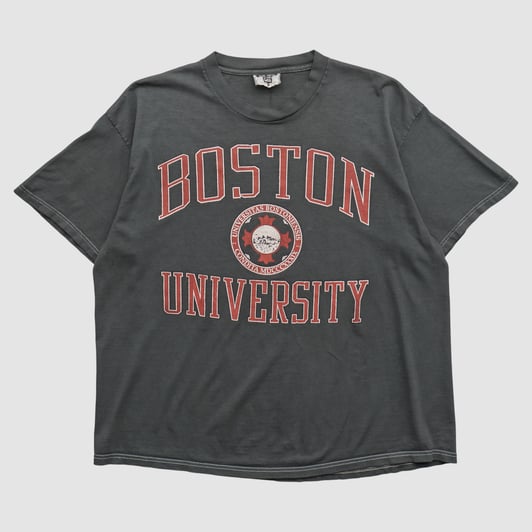 Boston University Lee Apparel 90s T-shirt - Charcoal - XL by Fanatics Real Vintage