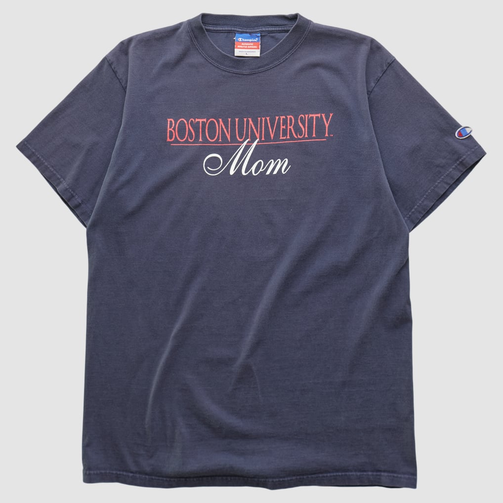 Boston University Champion 2000s T-shirt - Navy - S by Fanatics Real Vintage