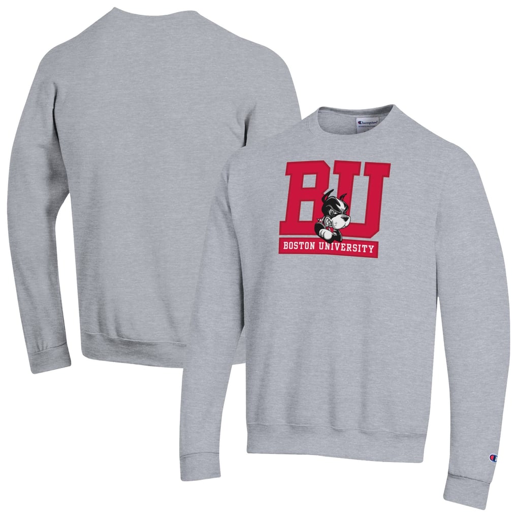 Boston University Champion  Eco Powerblend Sweatshirt - Gray