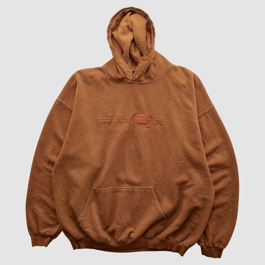 Bowling Green St. Falcons All American Embroidery 2000s Hooded Pullover Sweatshirt - Brown - XL by Fanatics Real Vintage