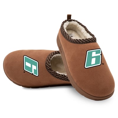 Brad Keselowski ISlide Unisex Number Mission Slippers - Brown